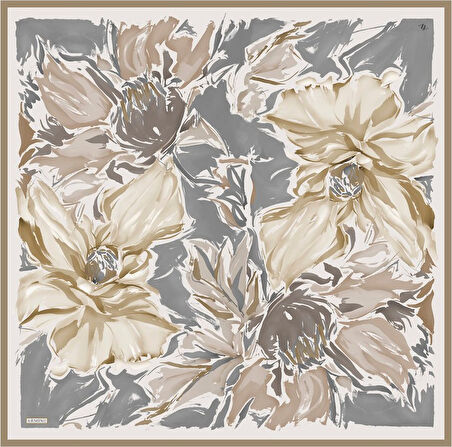 Armine Twill İpek Eşarp 9337D