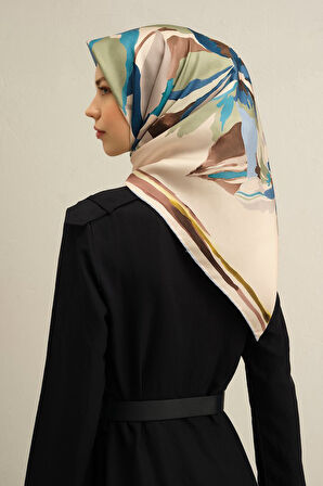 Armine Twill İpek Eşarp 9340D
