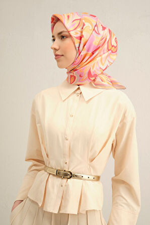 Armine Twill İpek Eşarp 9323D