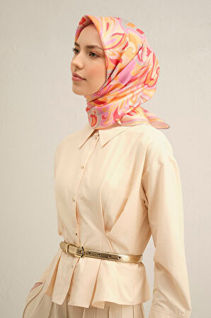 Armine Twill İpek Eşarp 9323D