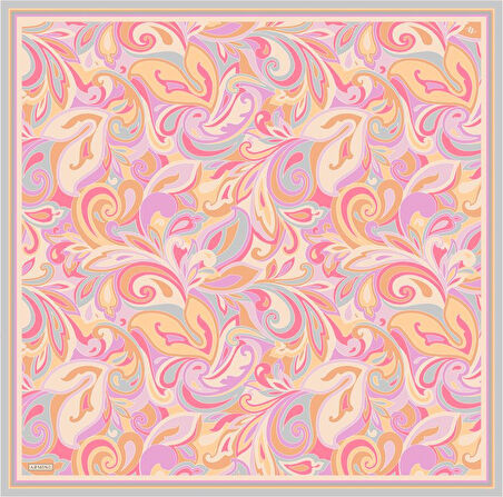Armine Twill İpek Eşarp 9323D