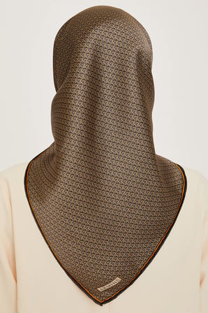 Armine Nostalji Karma Desenli Twill İpek Eşarp 9250D