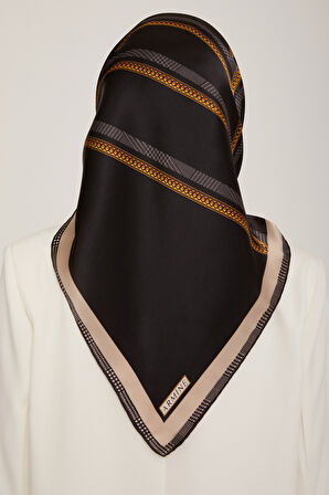 Armine Nostalji Serisi Twill İpek Eşarp 8833D-09