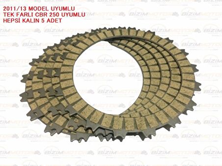 HONDA CBR 250 DEBRİYAJ BALATASI OEM KALİTE 2011/2013 ARASMOTO