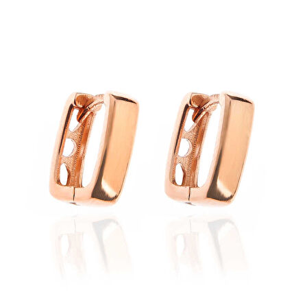 Gümüş Taşsız J Kadın Küpe