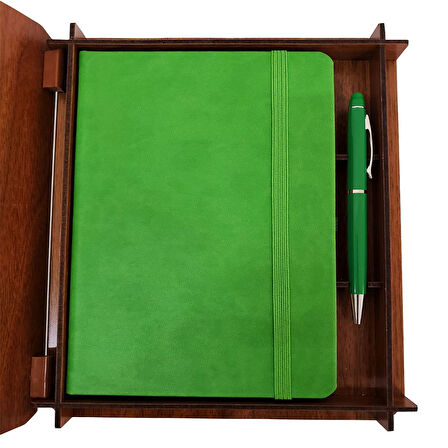 Ahşap Kutulu Hediyelik Set