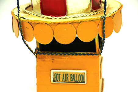 Dekoratif Metal Balon Obje Biblo Vintage Hediyelik