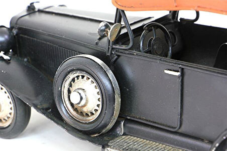 Dekoratif Metal Araba Vintage Biblo Ev Ofis Hediyelik