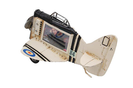 Uçak Çerçeve Vintage Dekoratif Ev Ofis Hediyelik