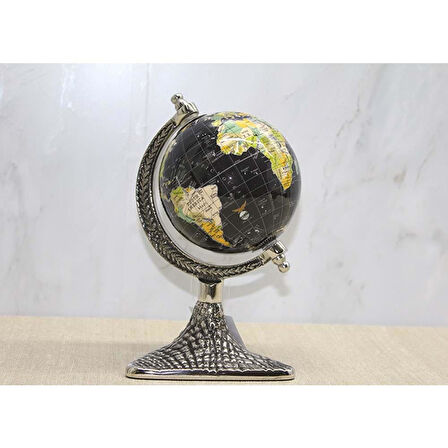 Dekoratif Dünya Küre Biblo