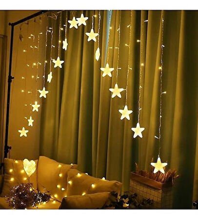 Yıldız Perde Led Çarpraz