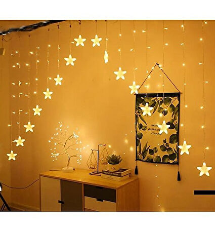 Yıldız Perde Led Çarpraz