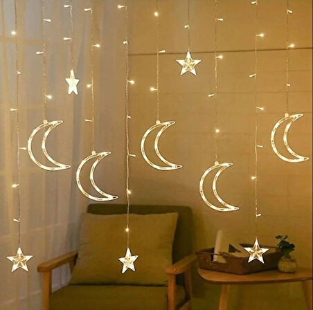 Ay Yıldızlı Saçak Led