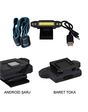 Şarjlı Baret Lambası