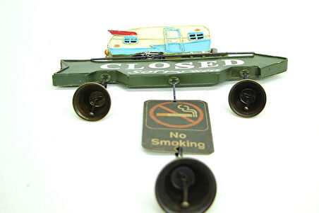 Dekoratif Metal Karavan Kapı Rüzgar Çanı Vintage Hediyelik