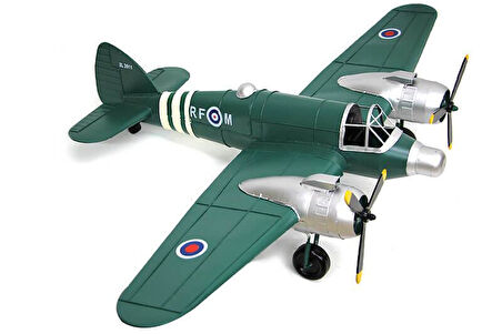 Dekoratif Metal Uçak Vintage Ev Ofis Hediyelik Savaş Uçağı