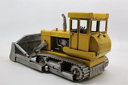 Dekoratif Metal Buldozer