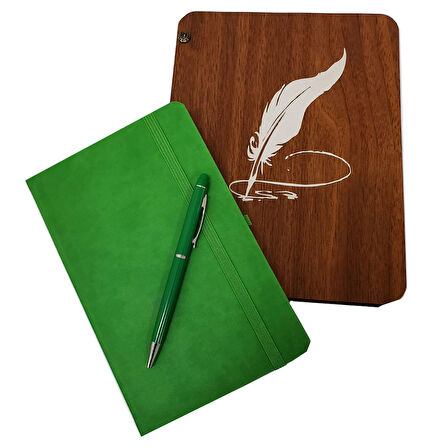 Ahşap Kutulu Hediyelik Set