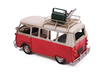Dekoratif Metal Minibüs Vintage Vosvos Hediyelik