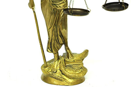 Adalet Kadını Terazili Biblo Dekoratif Hediyelik