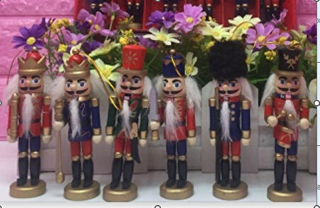 KURŞUN ASKER AHŞAP DEKORATİF EŞYA (6lı SET 13CM)