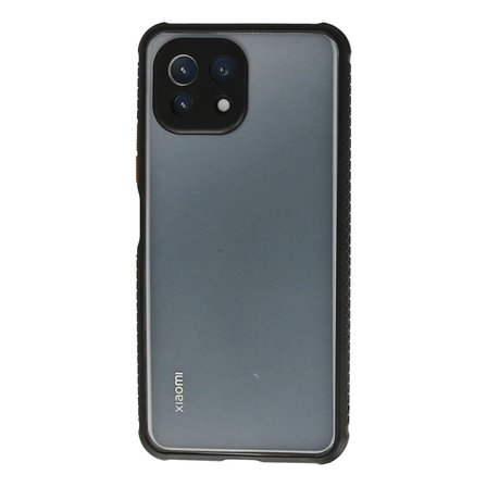 Xiaomi Uyumlu Mi 11 Lite Kılıf Miami Şeffaf Silikon - Siyah