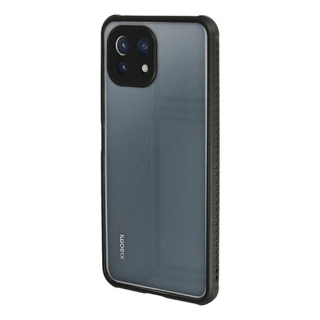 Xiaomi Uyumlu Mi 11 Lite Kılıf Miami Şeffaf Silikon - Siyah
