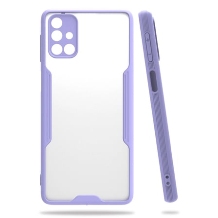 Samsung Galaxy M31s Kılıf Platin Silikon - Lila