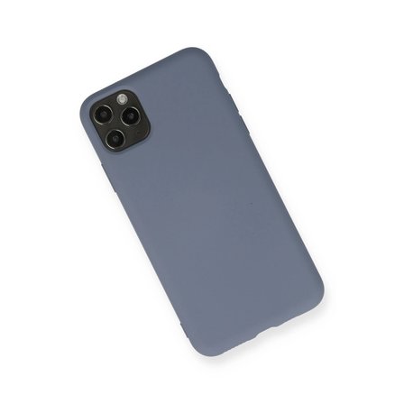 Apple Uyumlu İphone 11 Pro Max Kılıf Nano İçi Kadife Silikon - Gri