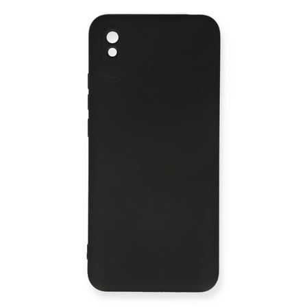 Xiaomi Uyumlu Redmi 9a Kılıf Nano İçi Kadife Silikon - Siyah