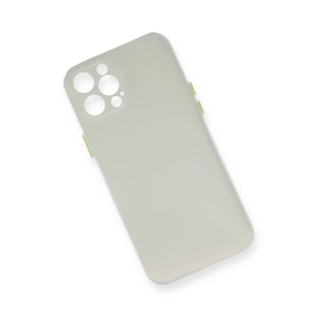 Apple Uyumlu İphone 12 Pro Max Kılıf Pp Ultra İnce Kapak - Beyaz