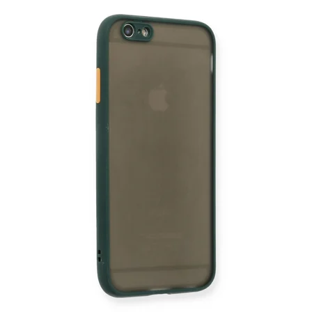 Apple Uyumlu İphone 6 Kılıf Montreal Silikon Kapak - Yeşil