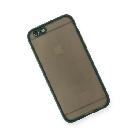 Apple Uyumlu İphone 6 Kılıf Montreal Silikon Kapak - Yeşil