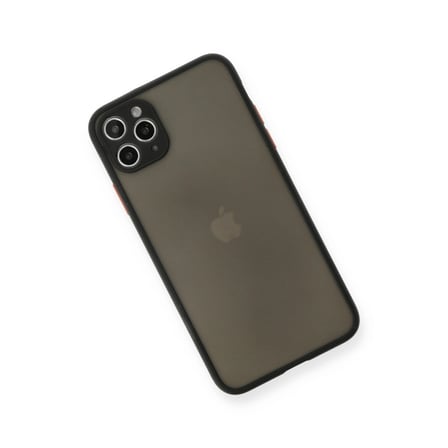 Apple Uyumlu İphone 11 Pro Max Kılıf Montreal Silikon Kapak - Siyah
