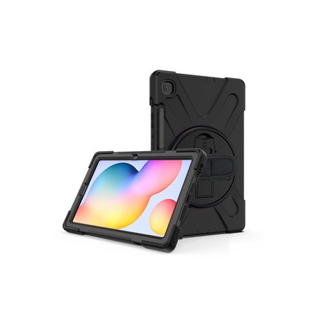 Samsung Uyumlu Galaxy P610 Tab S6 Lite 10.4 Kılıf Amazing Tablet Kapak - Siyah