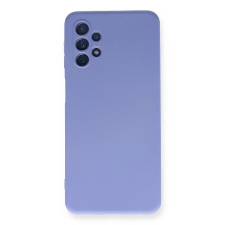 Samsung Uyumlu Galaxy A52 Kılıf Nano İçi Kadife Silikon - Lila