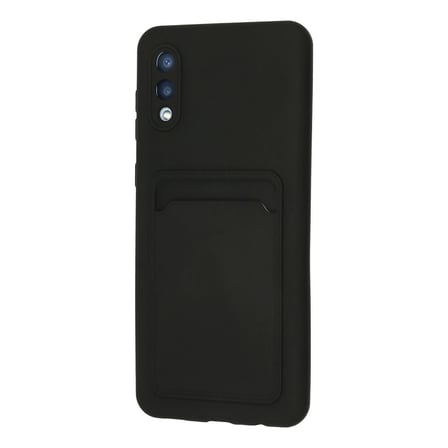 Samsung Galaxy A Kılıf Kelvin Kartvizitli Silikon - Siyah