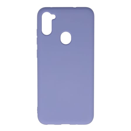 Samsung Galaxy A11 Kılıf Nano İçi Kadife Silikon - Lila