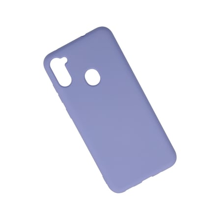 Samsung Galaxy A11 Kılıf Nano İçi Kadife Silikon - Lila