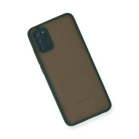 Samsung Uyumlu Galaxy A03s Kılıf Montreal Silikon Kapak - Yeşil