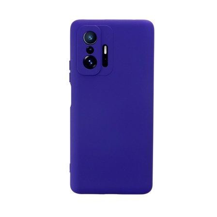 Xiaomi Uyumlu Mi 11t Pro Kılıf Nano İçi Kadife Silikon - Mor