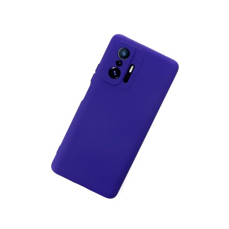 Xiaomi Uyumlu Mi 11t Pro Kılıf Nano İçi Kadife Silikon - Mor