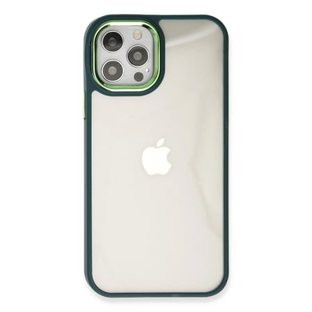 Apple Uyumlu İphone 12 Pro Max Kılıf Dora Kapak - Haki Yeşil