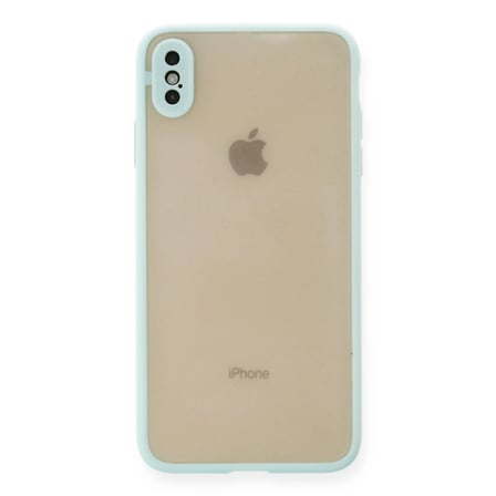 Apple Uyumlu İphone Xs Max Kılıf Montreal Silikon Kapak - Turkuaz