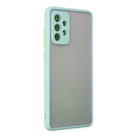 Samsung Uyumlu Galaxy A72 Kılıf Montreal Silikon Kapak - Turkuaz