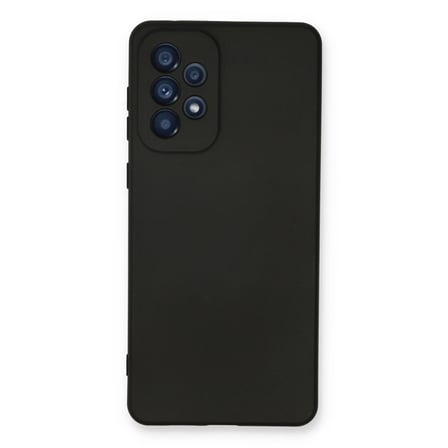 Samsung Uyumlu Galaxy A53 5g Kılıf Nano İçi Kadife Silikon - Siyah