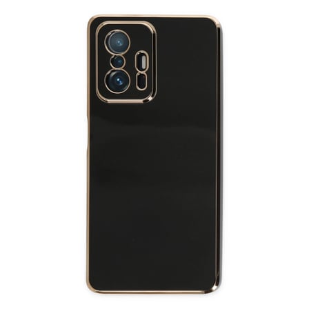 Xiaomi Uyumlu Mi 11t Pro Kılıf Volet Silikon - Siyah
