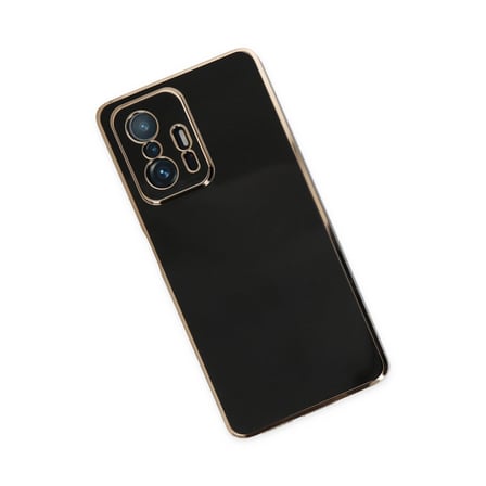 Xiaomi Uyumlu Mi 11t Pro Kılıf Volet Silikon - Siyah