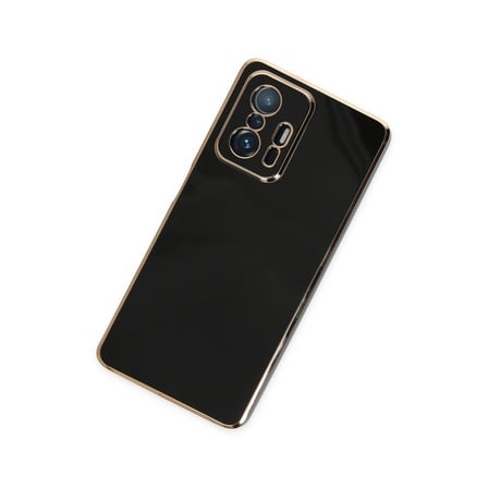 Xiaomi Uyumlu Mi 11t Pro Kılıf Volet Silikon - Siyah