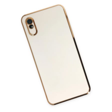 Xiaomi Uyumlu Redmi 9a Kılıf Volet Silikon - Beyaz